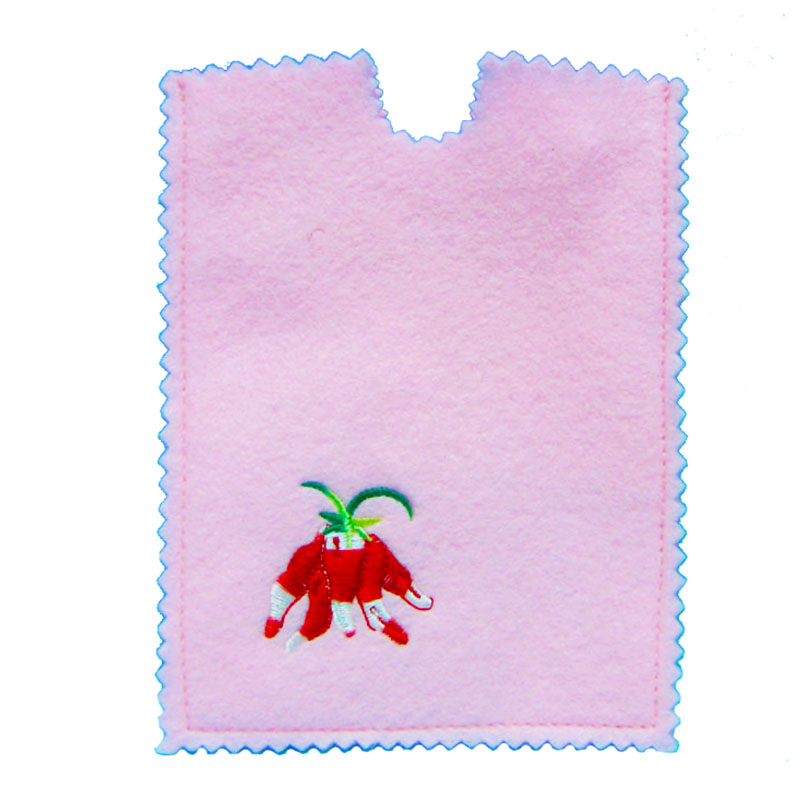 粉色可爱糖果袋刺绣礼品包装袋